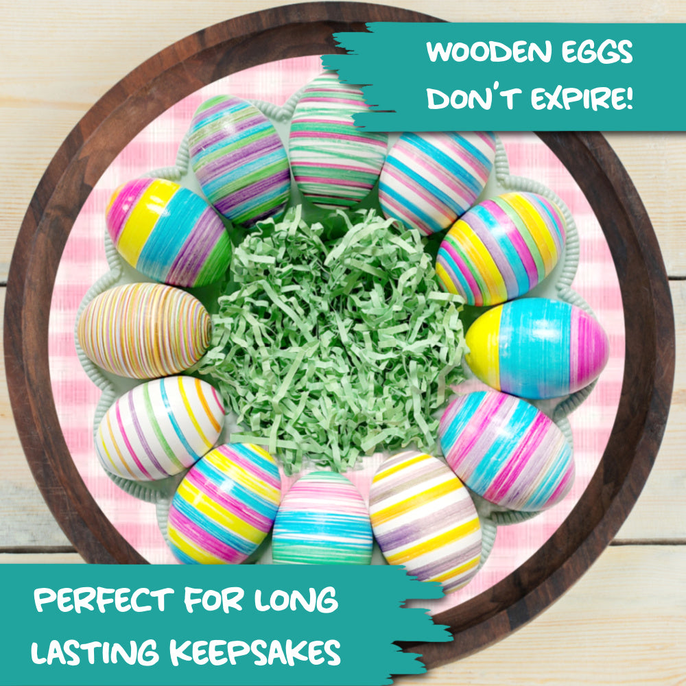 Eggmazing Wooden Eggs