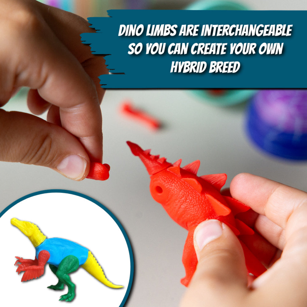 Glow in the Dark Dino Mystery Eggs 6pk